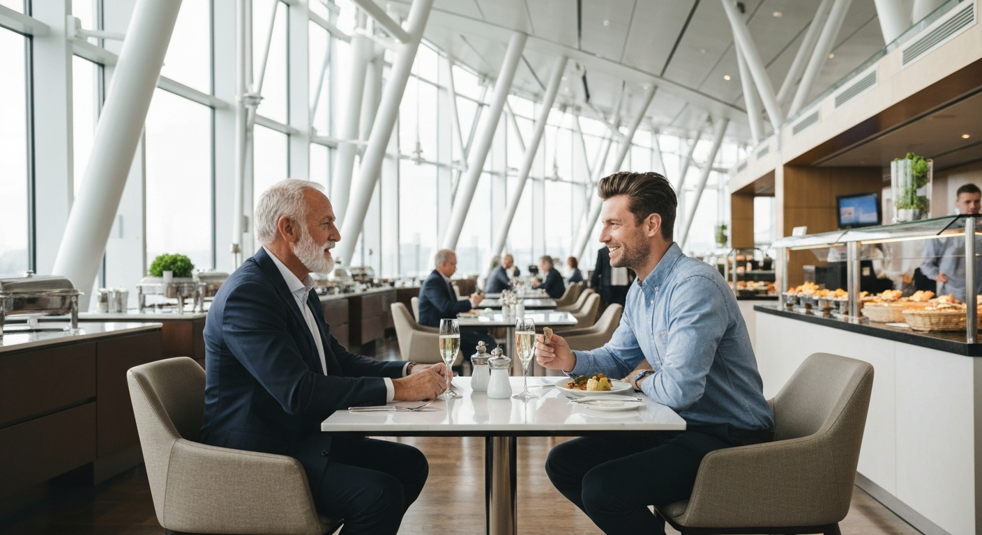 Airport Lounge Access for Gay Companion Travelers