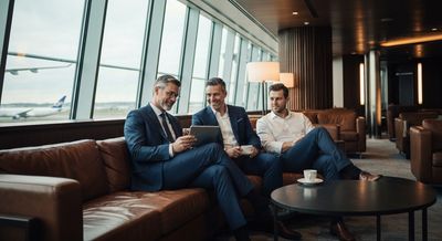 Airport Lounge Access for Gay Companion Travelers
